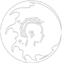 Icono Mohican Blanco Transparente